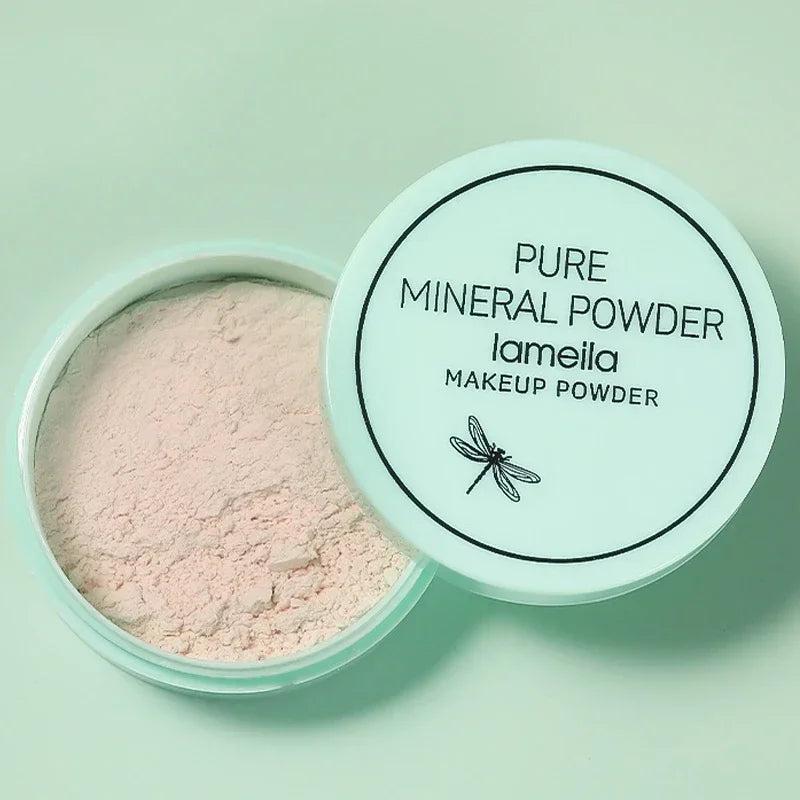 3 Colors Makeup Loose Powder Transparent Natural Face Finishing Powder Professional Oil-Control Waterproof Matte Setting Powder