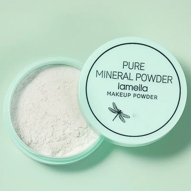 3 Colors Makeup Loose Powder Transparent Natural Face Finishing Powder Professional Oil-Control Waterproof Matte Setting Powder