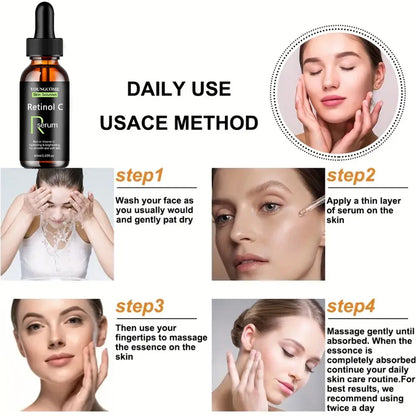 Retinol Aging Removes Wrinkles Serum Pore Shrinking Serum Moisturizing Serum Pigment Spots Remove Face Firming Oil