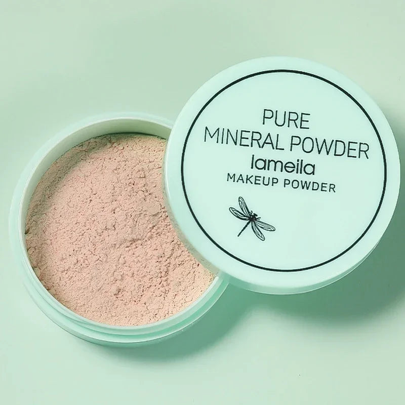 3 Colors Makeup Loose Powder Transparent Natural Face Finishing Powder Professional Oil-Control Waterproof Matte Setting Powder