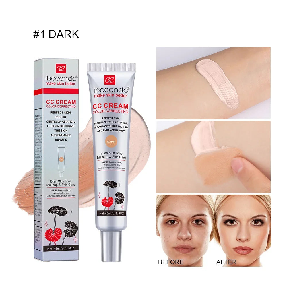 CC Cream for Face Concealer Makeup Foundation Concealer Full Coverage Cosmetics Base Female Cc Moisture Erborian